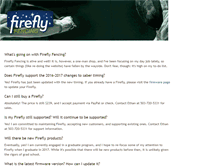 Tablet Screenshot of fireflyfencing.com